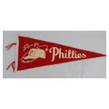 Vtg Phila. Phillies MLB Baseball Felt Pendant