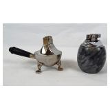 (2) Vintage Mid-Century Table Lighters