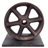Rusty Cast Iron Gear Wheel Restoration Decor