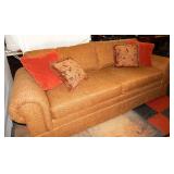Vtg Norwalk Furniture Textured Fabric Couch