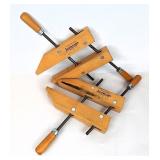 Lot Vtg Jorgensen Wooden Handscrew Clamps