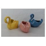 Lot Vtg MCM Swan Planters USA Pottery & More