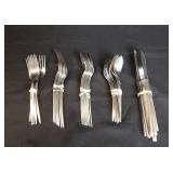 Set of Vintage Stainless Steel Flatware