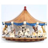 Vintage 1979 Circus Animal Carousel Wall Plaque