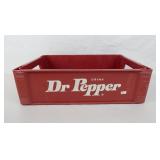 Vtg Plastic Dr. Pepper Bottle Crate