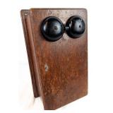 Antique Western Electric Wooden Ringer Box