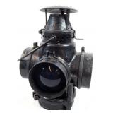 Antiq Adlake 4 Way Railroad Switch Signal Lantern