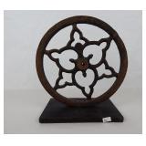 Rustic Cast Iron Gear D Star Dï¿½cor