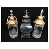 Collection of (3) Vintage Metal Lanterns