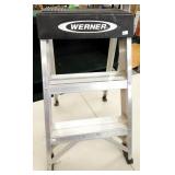 Werner 2' Aluminum Step Stool Ladder