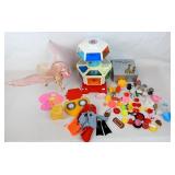 Lot Vtg Barbie Karosel Ktchn Pegasus & Accs USED