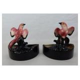 Lot VTG Maddux Cali Ceramic Bird Planter Boodends