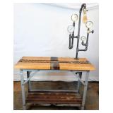 Vintage Custom Table Saw Lamp