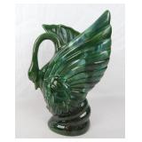 Royal Haeger Emerald Green Swan Planter