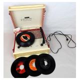 Vtg Sears Solid State Sound Suitcase Record Player