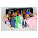 Lot Vtg Asstd Barbie Ken Dolls w/ Accessories USED