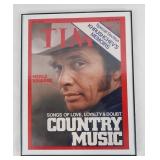 Print - 1974 Time Magazine Cover - Merle Haggard