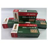 Sellier & Bellot 45 Auto/ACP 230gr FMJ Ammunition