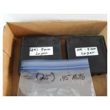 Assorted Ammo .9mm Luger & .45 Auto