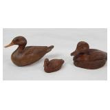 Collection of (3) Duck Figurines