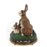 Hand Painted Cast Iron Doorstop