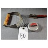 A&J Pastry Dough Blender & Eversharp Red Handle