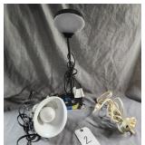 Lights - clamp lights and one desk lamp