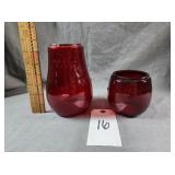 Vtg Dietz Fitzall Red Loc-Nob Globe Qty 2