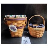 Longaberger Discovery Basket 1492-1992 Qty 2