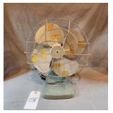 Vtg Electric Table Metal Fan 16.5'T x 10' W