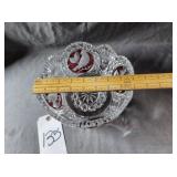 Hofbauer Byrdes Collection Ruby Red Serving Dish