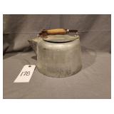 Cast Aluminum Tea Kettle w/Wooden Handle