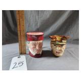Toby Jugs Royal Winton Generals Qty 2