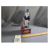 Cast Iron Mechanical Coin Bank of Uncle Same