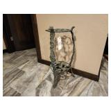 Wrought Iron 2 tier plant stand  27'T -Rose Design