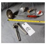 Vintage Kitchen Utensils, Garlic Press,Tea Ball