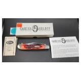 Case XX 54SS 6254 SS Red Bone Trapper Select Knife