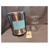 Brand New 1.5 Gal Pedal Trash Can - Silver Color