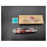 Case XX RSEWD Trapper 7254 SS Red Serrated Knife