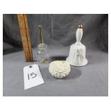 Lenox Trinket Box, Princess House Bell, Bell