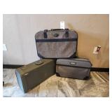 SUITCASES x3 - Globester Grey Trotter, Jordache &