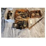 various Old Telephones, Door Knob/Lock, Drawer