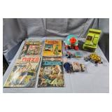 Comic Books, Vtg Toys