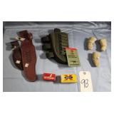 Knife Sheath, Pistol Grips & Bullets