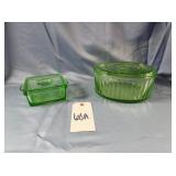 VTG Anchor Hocking Uranium Green Glass