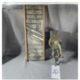 Mandolin Kraut Slicer and VTG Climax Cheese Grater