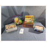 Kids Toys, Wood Blocks, Cash Register