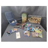 Kids Toys, Pokemon Cards, Wood Blocks, Vtg Noise