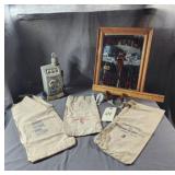 Harold's Club 68 Slot Machine Decanter & Bank Bag