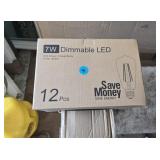 7 Watt Dimmable LED Edison Vintage Bulbs 12pk NIB